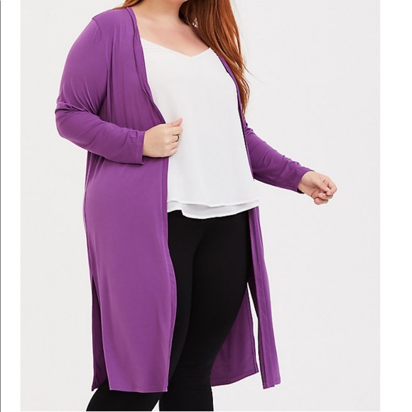 NWT torrid size 2 longline cardigan - Picture 3 of 8